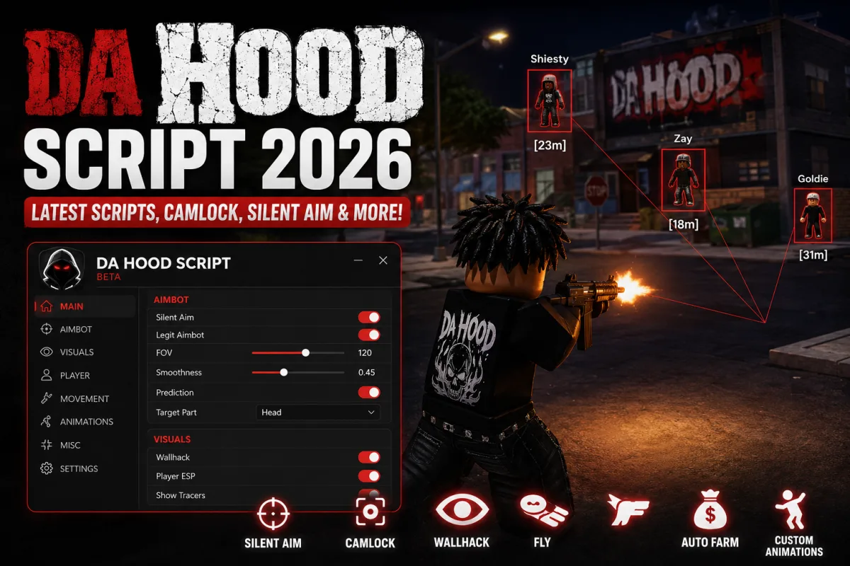 Da Hood script overview