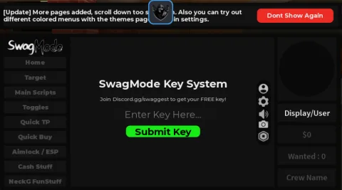 SwagMode V002 script GUI