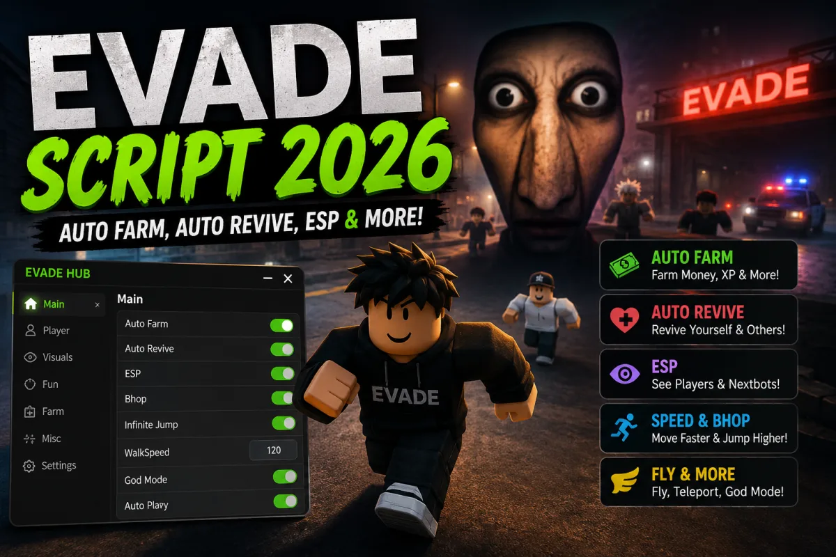 Evade script overview