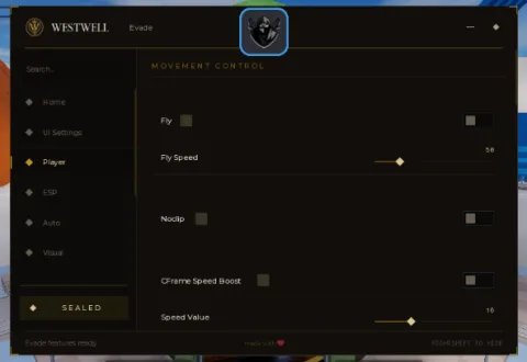 Westwell script GUI