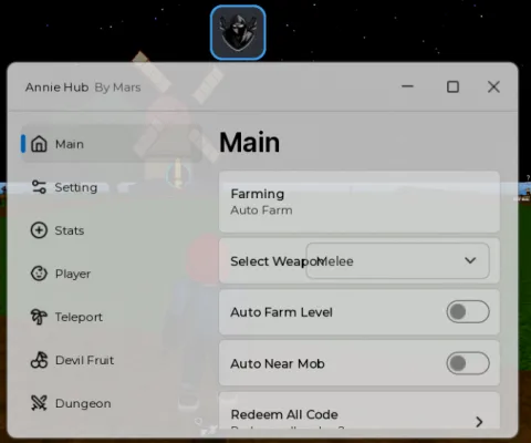Annie Hub script GUI