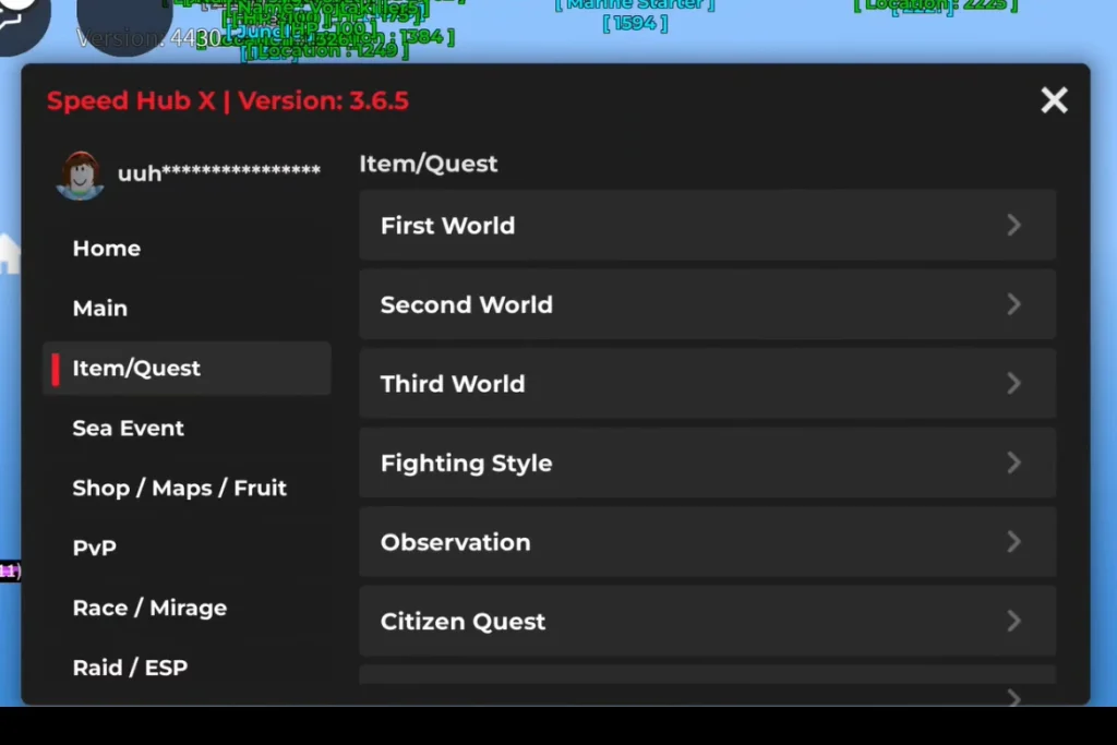 Delta Blox Fruit Speed Hub Script 1